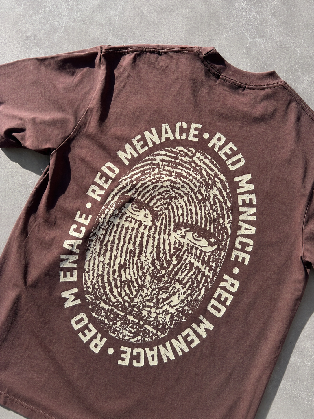 FINGERPRINT TEE - BROWN — view 3