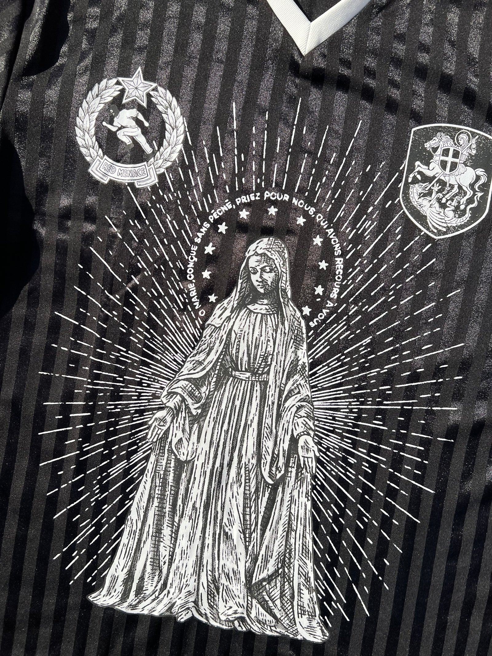 MARY SOCCER JERSEY - BLACK — view 2