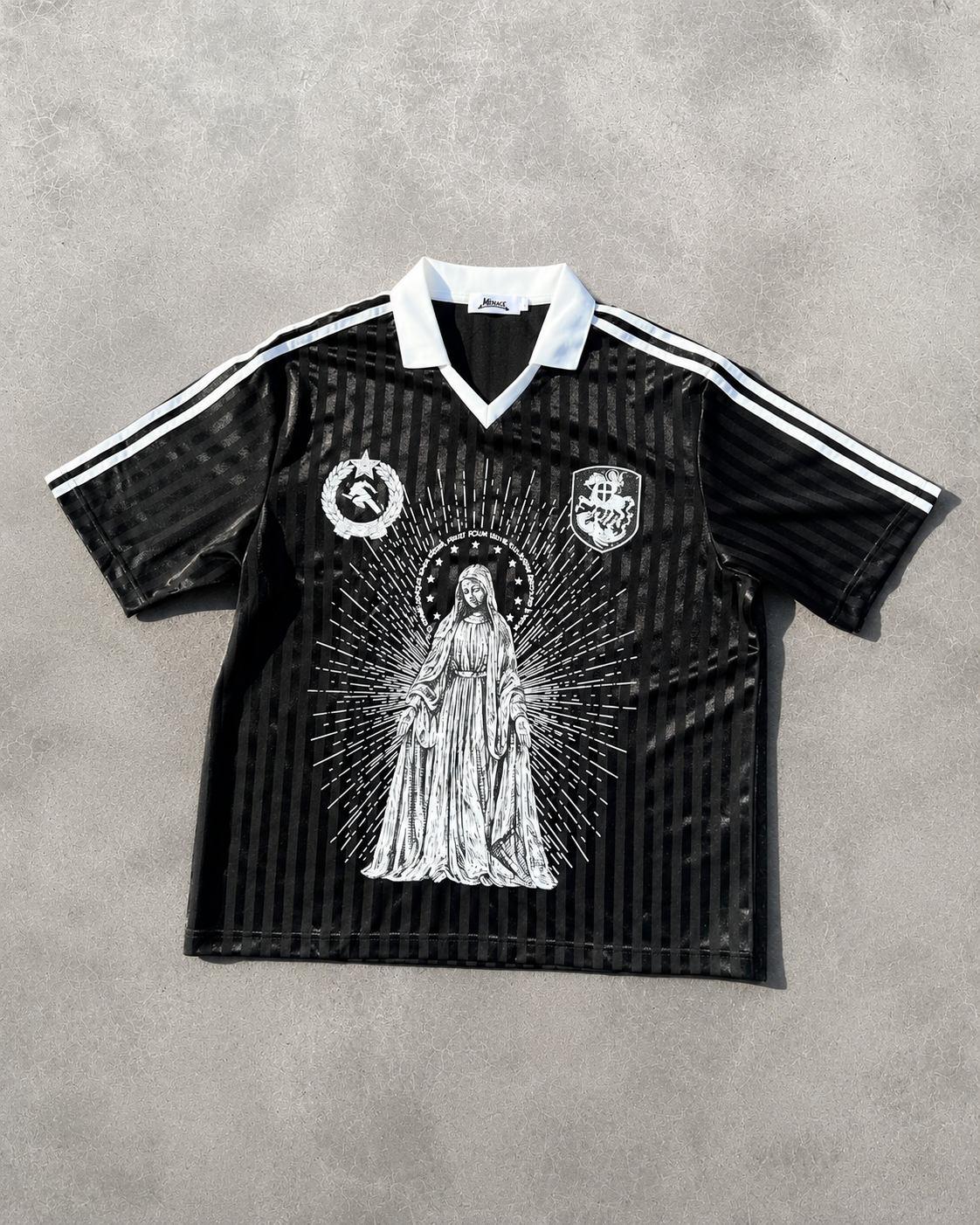 MARY SOCCER JERSEY - BLACK