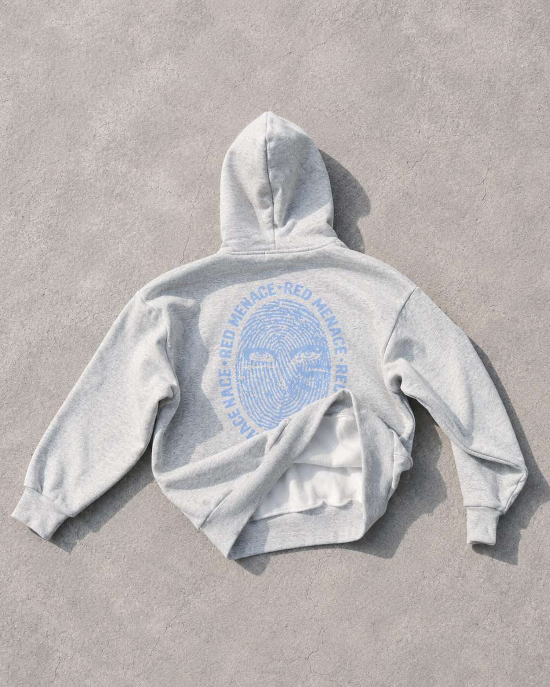 FINGERPRINT HOODIE - GREY — view 2