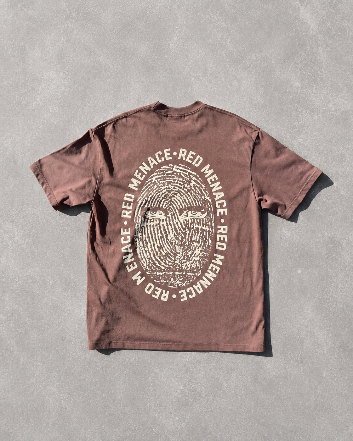 FINGERPRINT TEE - BROWN — view 1