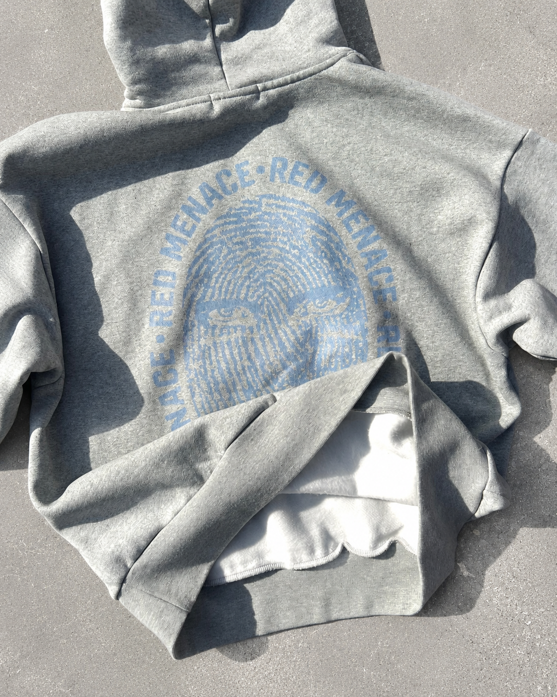 FINGERPRINT HOODIE - GREY — view 4
