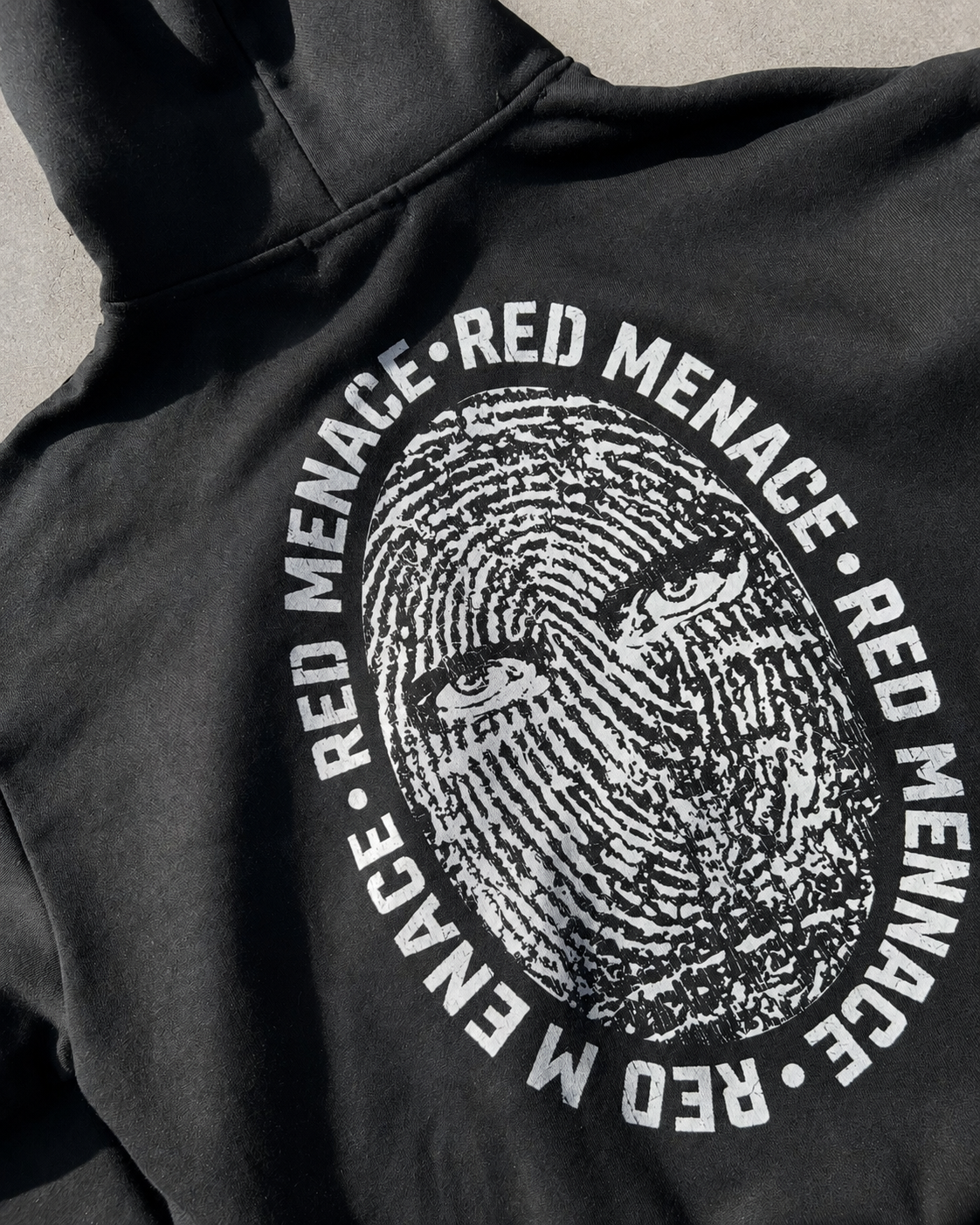 FINGERPRINT HOODIE - BLACK — view 4